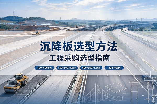 集宁沉降板选择方法