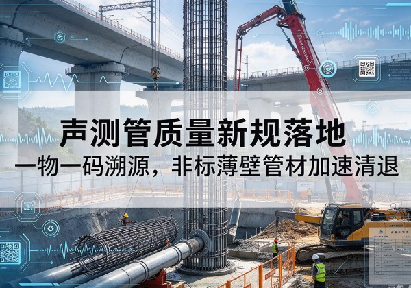 集宁声测管质量新规落地，一物一码溯源，非标薄壁管材加速清退